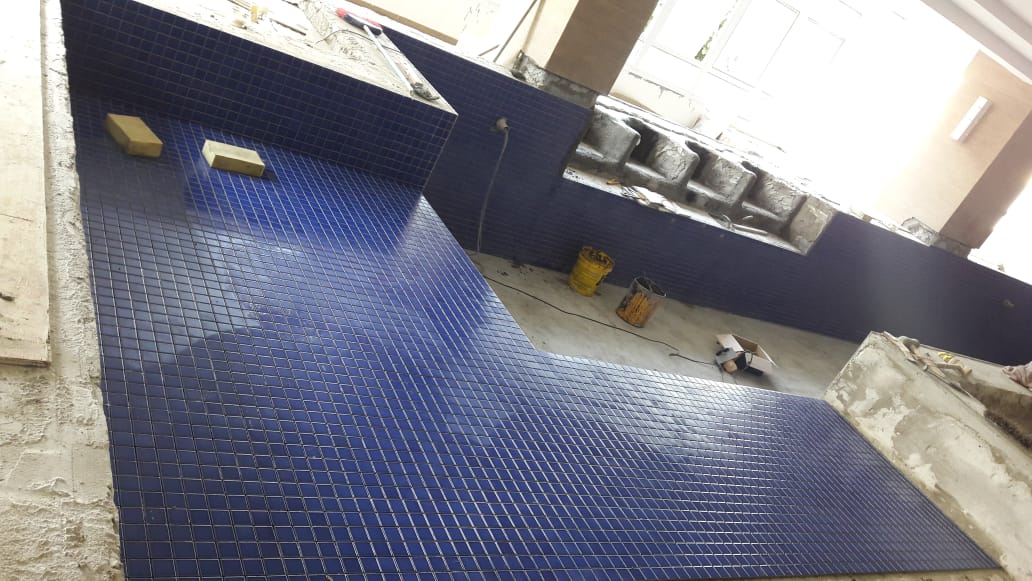revestimento de piscina